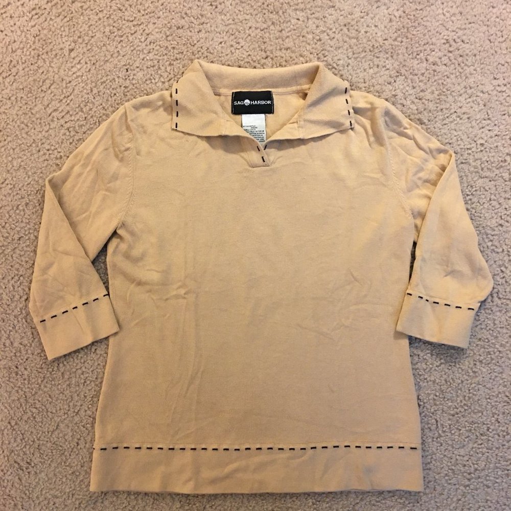 Sag Harbor tan polo